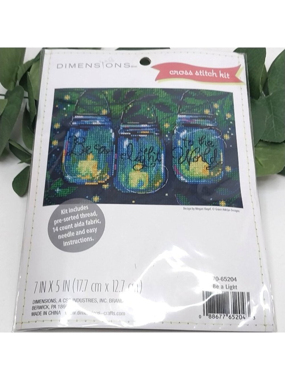 Dimensions Be A Light To The World Cross Stitch Kit Pre-Sorted Thread & Needle